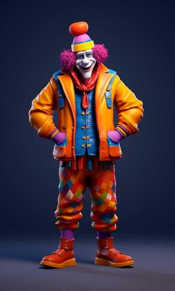 IMAGEM DE UM PALHAÇO PARA O HALLOWEEN