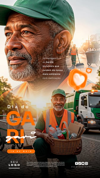 DIA DO GARI 16 DE MAIO STORY SOCIAL MEDIA PSD EDITÁVEL 2