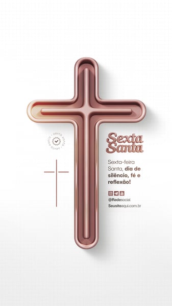 GET SEXTA-FEIRA SANTA - SEMANA SANTA - SEXTA FEIRA 18 DE ABRIL SOCIAL MEDIA P5D EDITÁVEL (1)