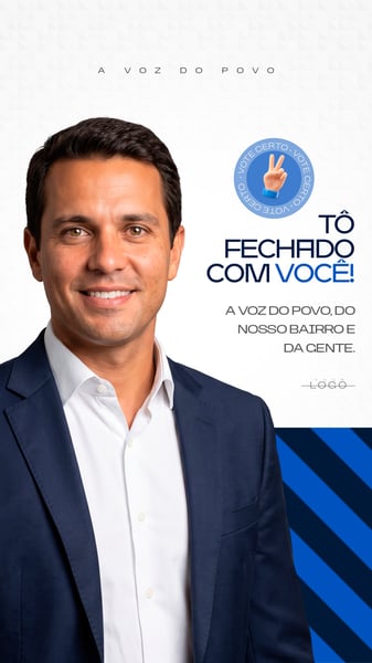 A VOZ DO POVO TÔ FECHADO COM VOCÊ A VOZ DO POVO DO NOSSO BAIRRO E DA GENTE VOTE SOCIAL MEDIA PSD STORY