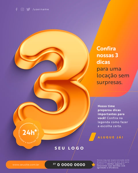 WJM PSD EDITÁVEL - ALUGUEL DE MÁQUINAS CONFIRA NOSSAS 3 DICAS PARA UMA LOCAÇÃO SEM SURPRESAS 12-24