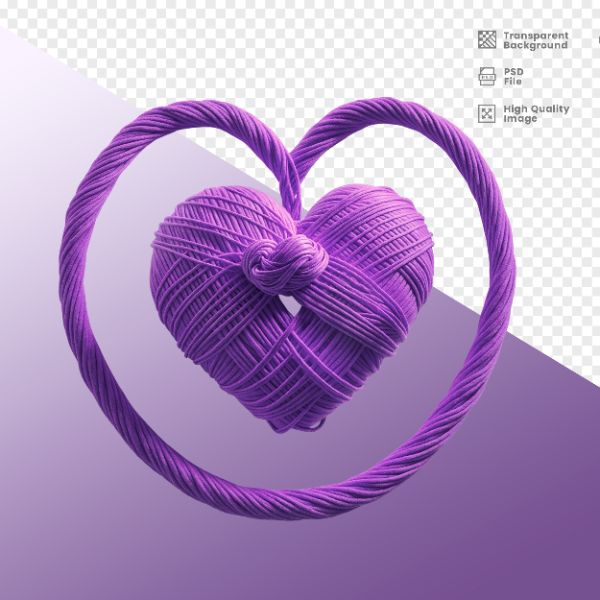 CORAÇÃO DE LÃ - ELEMENTO PARA COMPOSIÇÃO