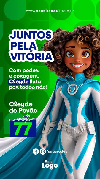 STORY - CAMPANHA POLITICA - SOCIAL MEDIA | PSD EDITÁVEL