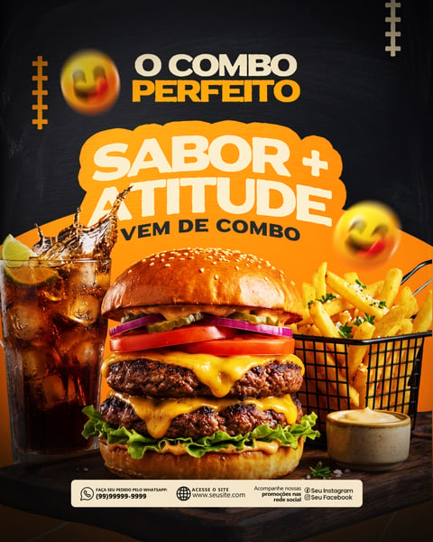 SOCIAL MEDIA HAMBURGERIA PSD EDITÁVEL 11