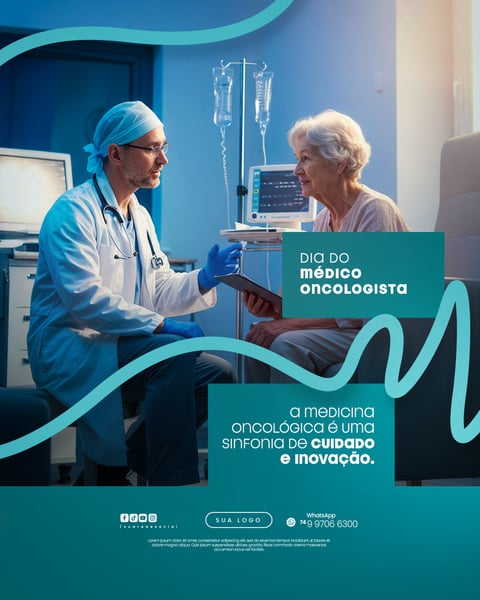 09 DE JULHO - DIA DO MÉDICO ONCOLOGISTA - FLYER SOCIAL MEDIA PSD EDITÁVEL 11