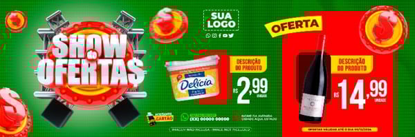 BANNER DE SUPERMERCADO SOCIAL MEDIA PSD EDITÁVEL