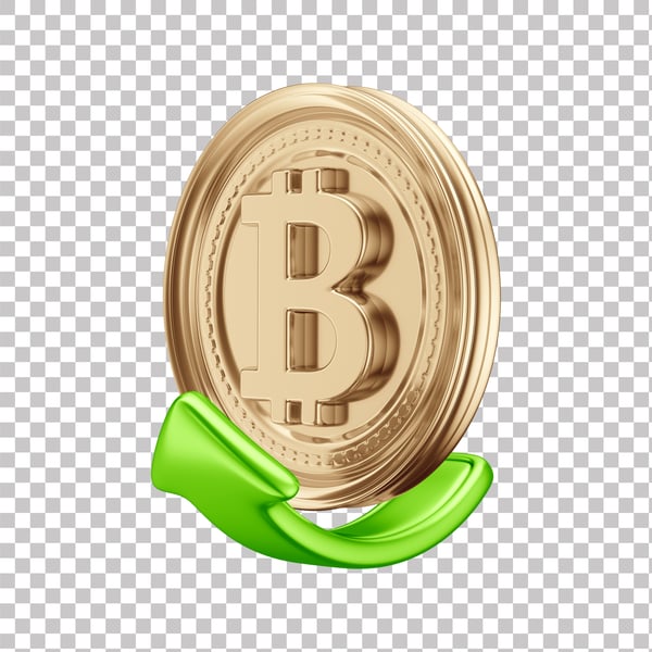 VKP ASSET 3D DE CRIPTOMOEDAS BITCOIN SIMBOLIZANDO ALTA COM FUNDO ISOLADO.JPG (2)