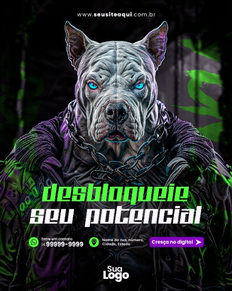 FEED VERTICAL - AGÊNCIA DE MARKETING DIGITAL | PSD EDITÁVEL
