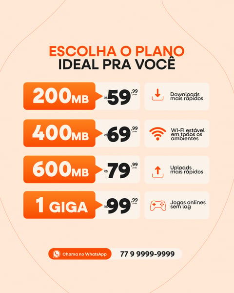 SOCIAL MEDIA PROVEDOR DE INTERNET FEED PSD EDITÁVEL 2