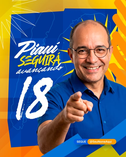 Social Media Político | Eleições 2026 PSD Editável