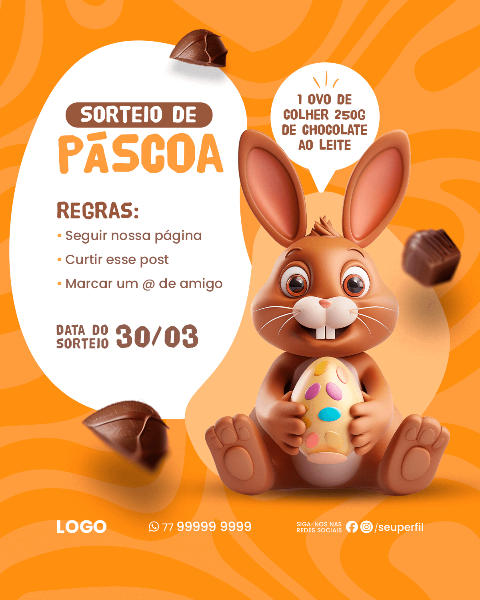 OFERTAS DE PÁSCOA - OVOS DE PÁSCOA
