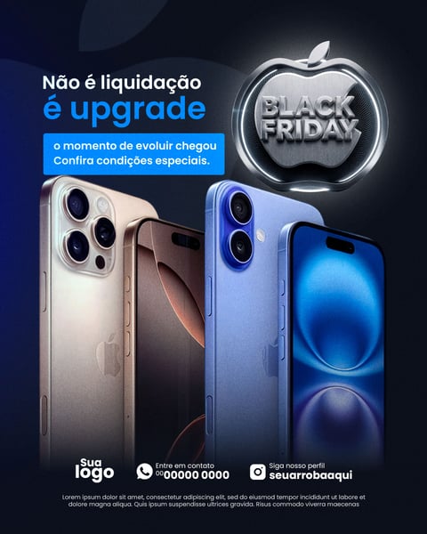 NÃO É LIQUIDAÇÃO É UPGRADE BLACK FRIDAY - LOJA DE IPHONE