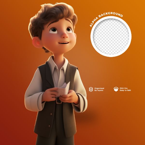 PERSONAGEM 3D GOSPEL