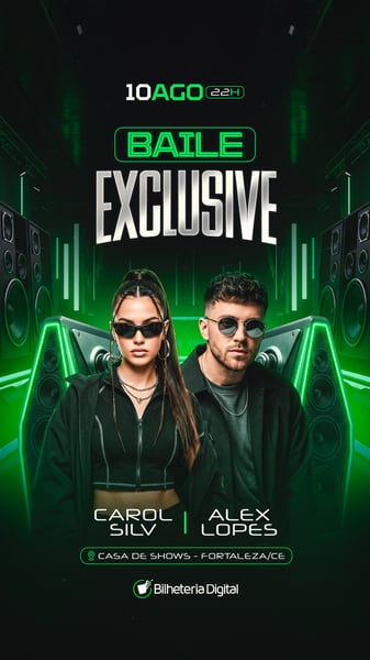 34 FLYER EVENTO BAILE EXCLUSIVE STORY PSD EDITÁVEL