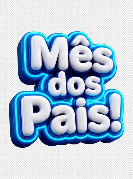 MÊS DOS PAIS SELO 3D