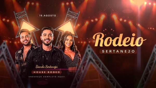 BANNER RODEIO SERTANEJO PSD TEMPLATE