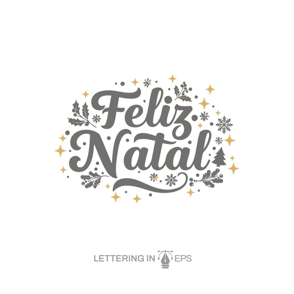 LETTERING FELIZ NATAL 4