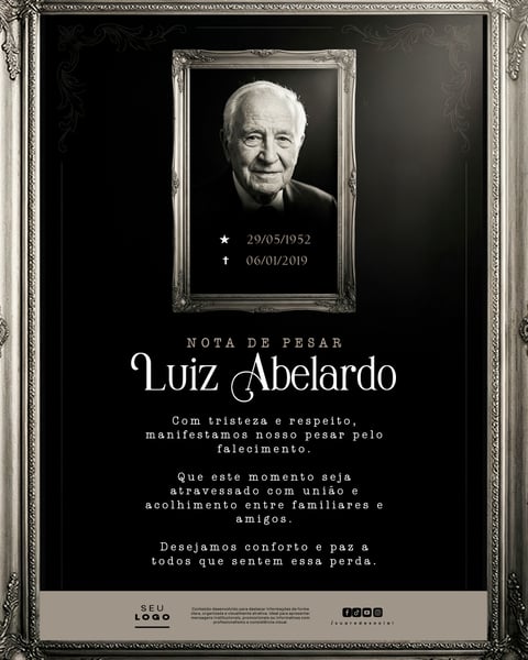 LUTO / NOTA DE PESAR