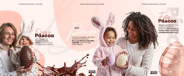 CARROSSEL VERTICAL - FELIZ PÁSCOA | PSD EDITÁVEL