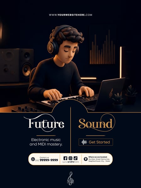 FEED ESCOLA MÚSICA SOCIAL MEDIA PSD EDITÁVEL 05