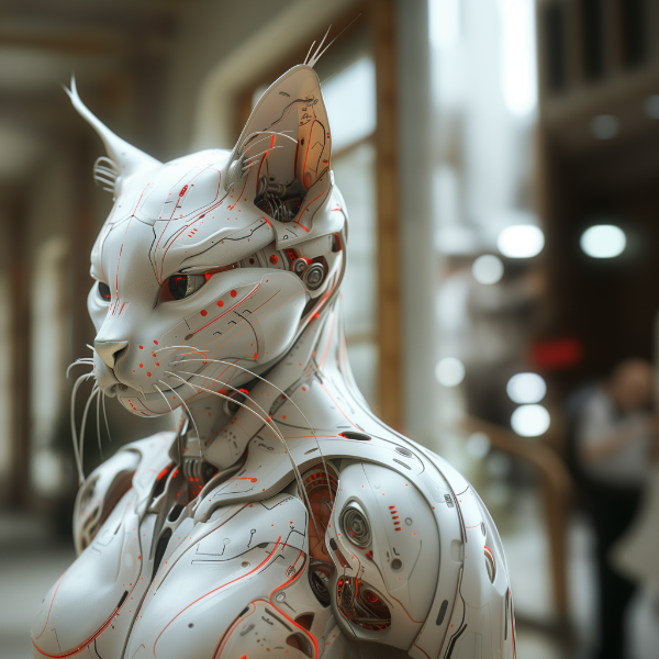 GATO ROBOTICO - FUTURISTA