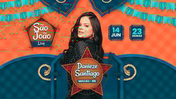 FLYER LIVE SÃO JOÃO 2025 MACAU RN CAPA YOUTUBE PSD EDITÁVEL