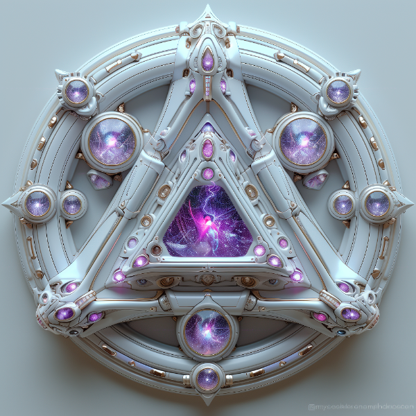 ELEMENTO 3D FUTURISTA | COM LUZES NEON | IMAGEM