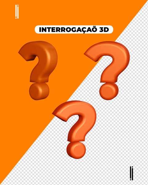 PONTO DE INTERROGAÇÃO | ELEMENTO 3D