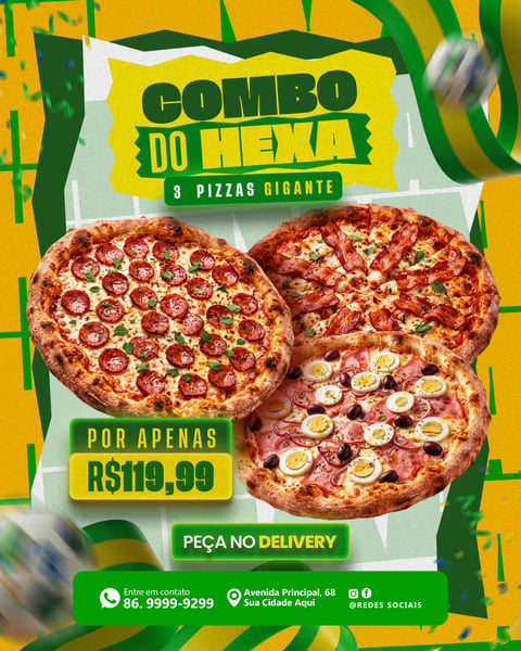 SOCIAL MEDIA PIZZARIA PSD EDITÁVEL 7