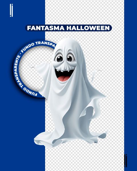 FANTASMA HALLOWEEN | IMAGEM SEM FUNDO | ELEMENTO 3D | PNG