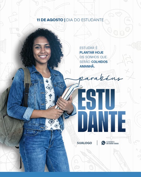DIA DO ESTUDANTE SOCIAL MEDIA