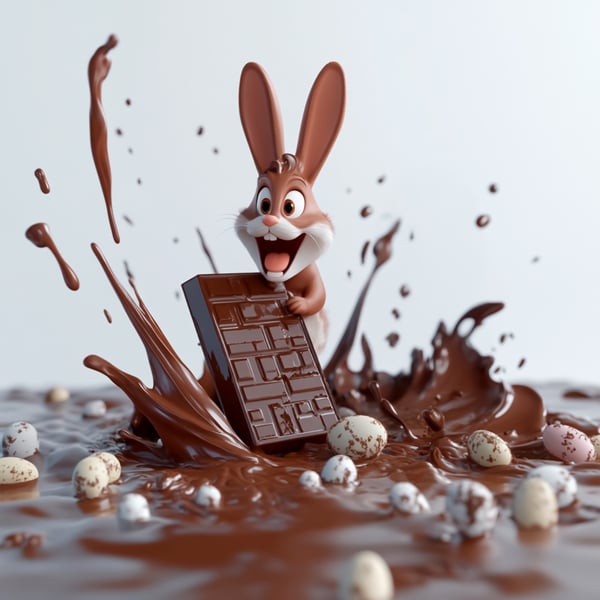 BZP IMAGEM COELHO 3D EM UMA POÇA DE CHOCOLATE (2)