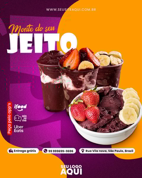 POST FEED - AÇAÍTERIA - MONTE DO SEU JEITO