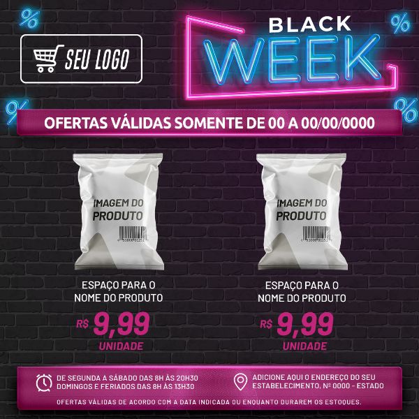 FOLHETO BLACK FRIDAY - BLACK WEEK - 2