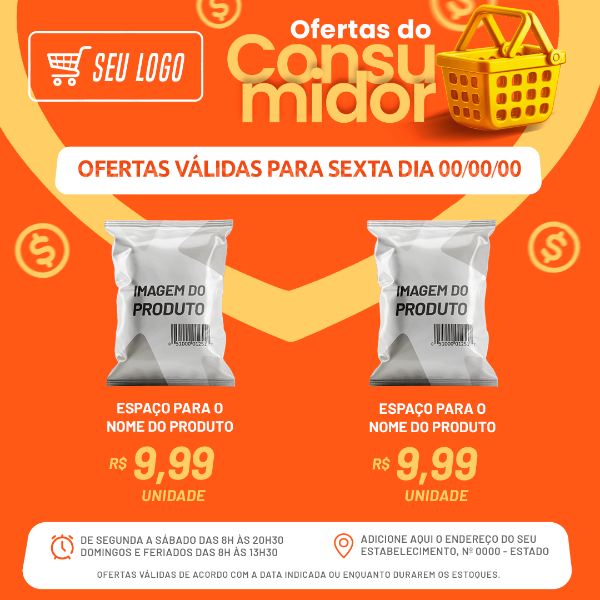 FOLHETO DE OFERTAS DIA DO CONSUMIDOR 2 PRODUTOS