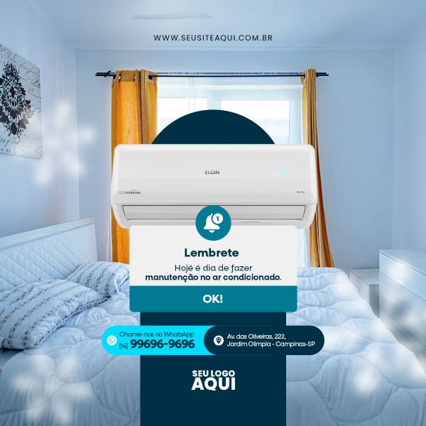 MANUTENÇÃO DE AR CONDICIONADO | SOCIAL MEDIA | PSD EDITÁVEL