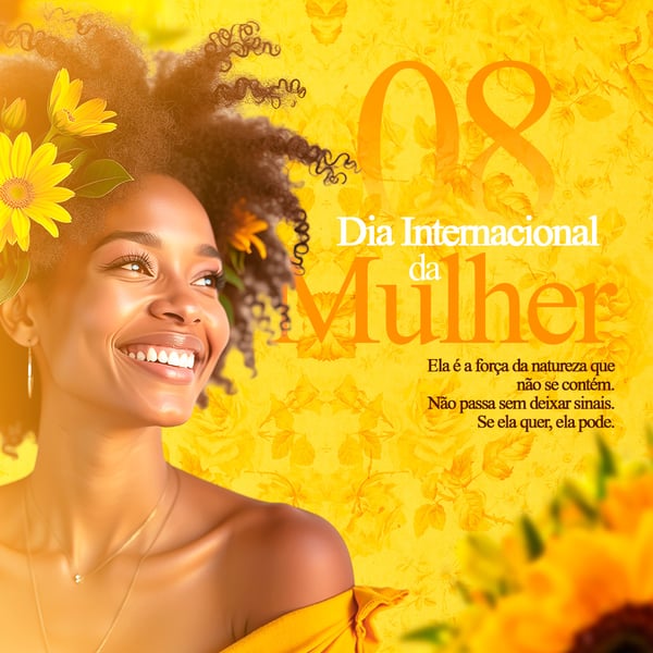 POST COMEMORATIVO PARA O DIA DA MULHER MODELO 09