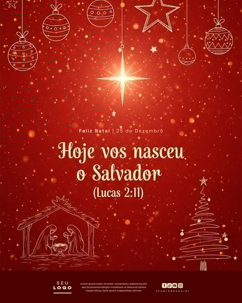FELIZ NATAL CRISTÃO RELIGIOSO 25 DE DEZEMBRO SOCIAL MEDIA PSD EDITÁVEL (7)