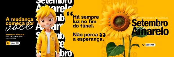 SETEMBRO AMARELO CARROSSEL FEED PSD EDITÁVEL