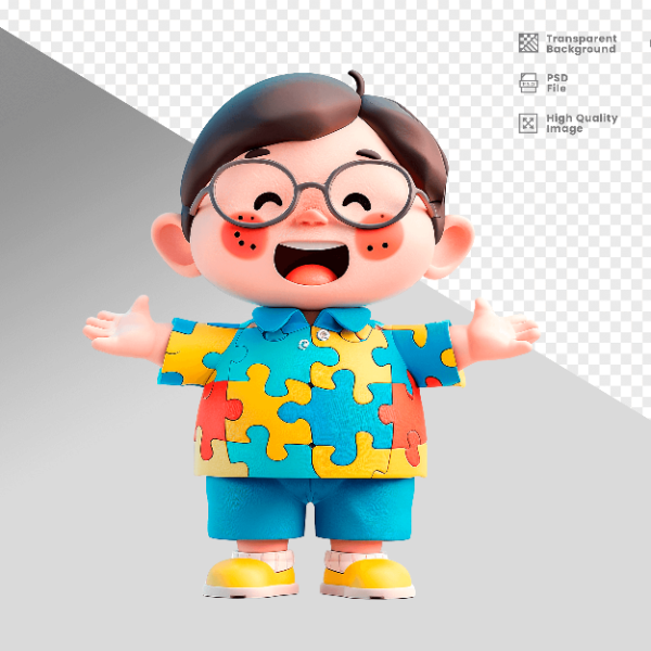 MASCOTE 3D PERSONAGEM PARA COMPOSIÇÃO