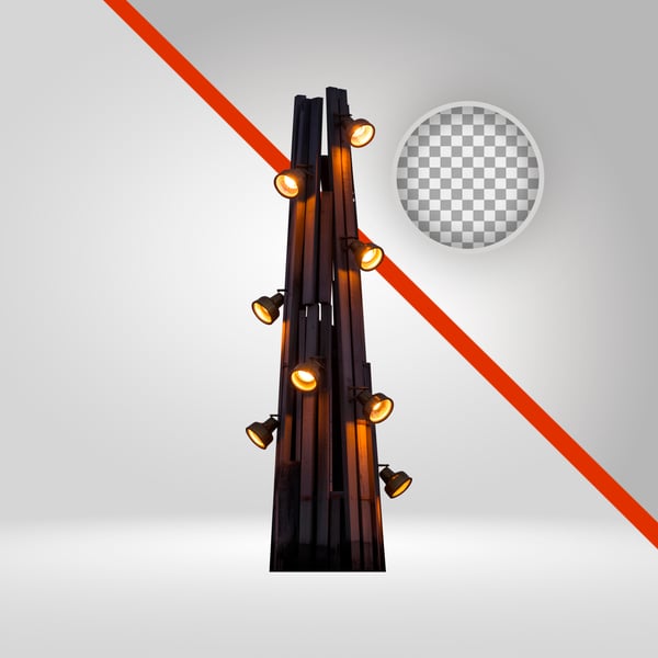 REFLETOR SPOT LÂMPADA PARA PALCO DE SHOW ELEMENTO PNG TRANSPARENTE