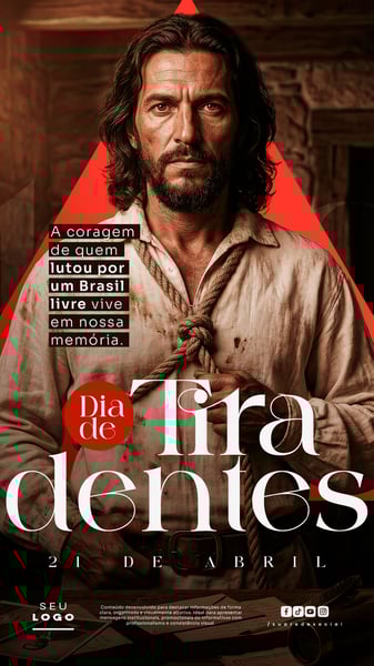 DIA DE TIRADENTES 21 DE ABRIL STORY SOCIAL MEDIA PSD EDITÁVEL 4