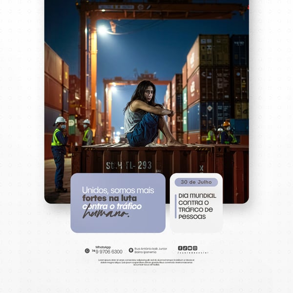 DIA MUNDIAL CONTRA O TRÁFICO DE PESSOAS