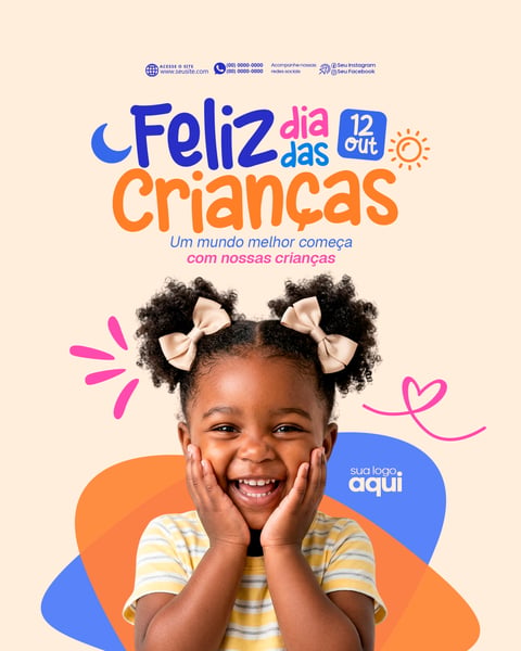 SOCIAL MEDIA DIA DAS CRIANÇAS PSD EDITÁVEL