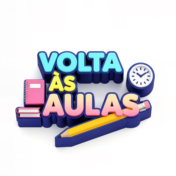 SELO 3D PARA CAMPANHA PUBLICITARIA PARA ESCOLAS, VOLTA AS AULAS-18