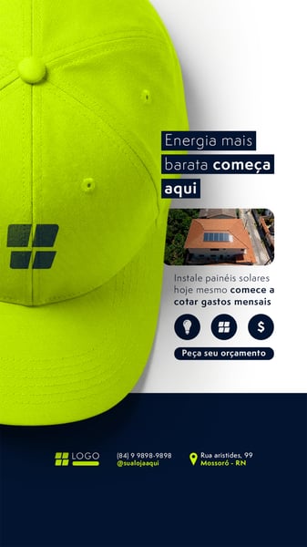 Energia Solar - Posts e Stories