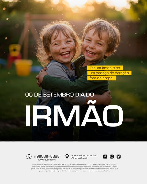 5 DE SETEMBRO DIA DO IRMÃO