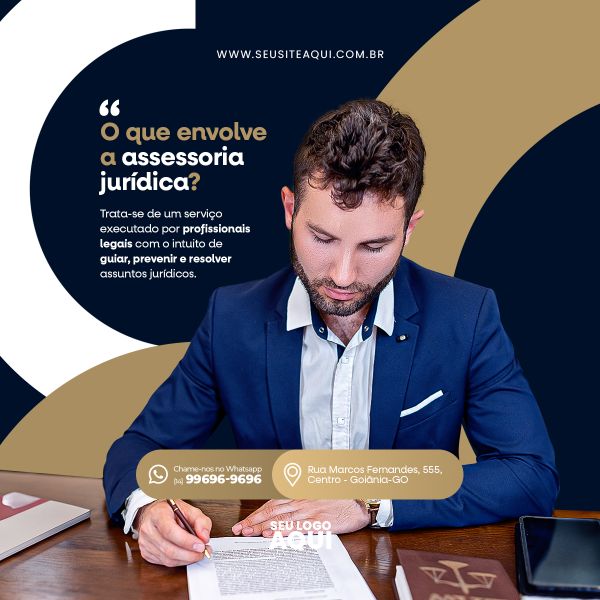 ADVOCACIA - ADVOGADO - DIREITO | SOCIAL MEDIA | PSD EDITÁVEL