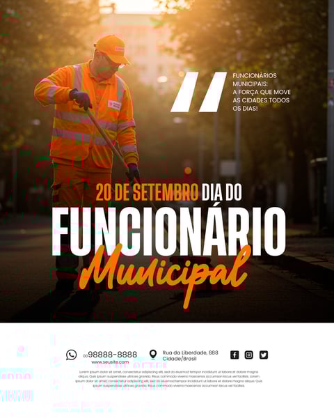 20 DE SETEMBRO DIA DO FUNCIONÁRIO MUNICIPAL