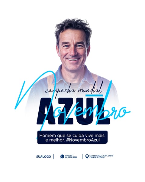 NOVEMBRO AZUL MÊS MUNDIAL DE COMBATE AO CÂNCER DE PRÓSTATA 3